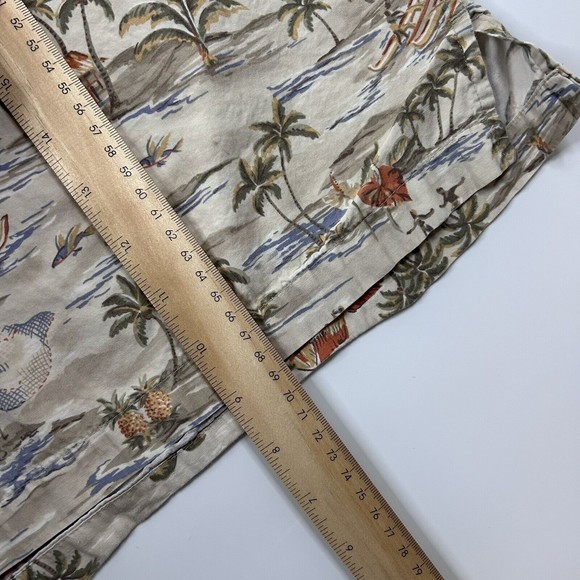 Batik Bay XL 100%‎ Cotton Button Up Hawaiian Shirt Hawaiian Surf Hut - Picture 6 of 6